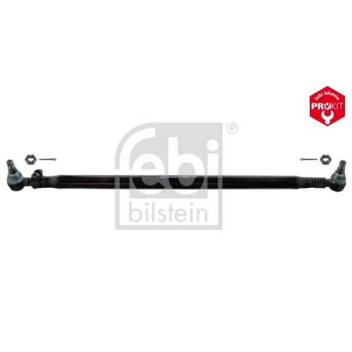 Febi Bilstein 40049 Lenkstange mit Kronenmuttern und Splinten, vom Lenkgetriebe zum 1. Lenkzwischenhebel , 1 St&uuml;ck