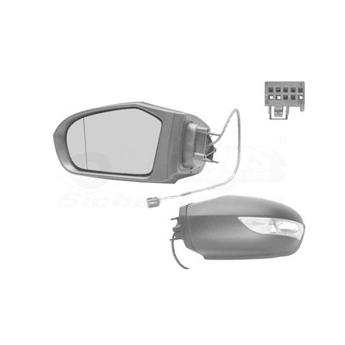 Au&szlig;enspiegel VAN WEZEL 3017817 * HAGUS * f&uuml;r MERCEDES-BENZ, links