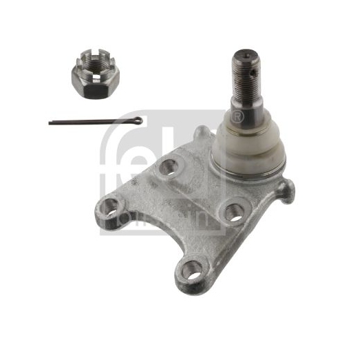 Febi Bilstein 14118 Traggelenk mit Kronenmutter und Splint , 1 St&uuml;ck