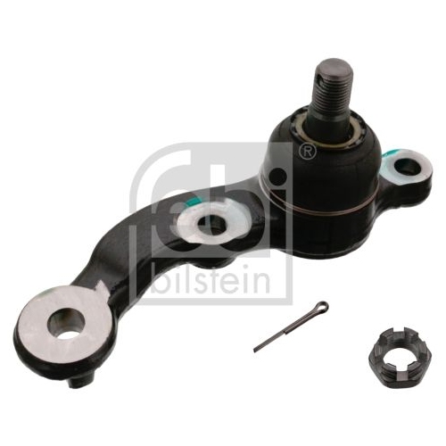 Febi Bilstein 43110 Traggelenk mit Kronenmutter und Splint , 1 St&uuml;ck