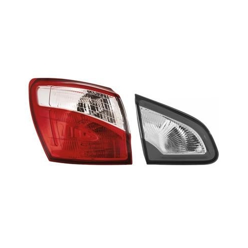 Heckleuchte VAN WEZEL 3389921 f&uuml;r NISSAN, links