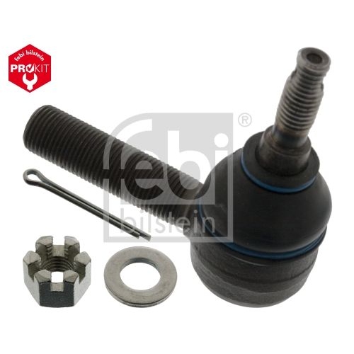 Febi Bilstein 14122 Spurstangenendst&uuml;ck mit Kronenmutter, Splint und Unterlegscheibe , 1 St&uuml;ck