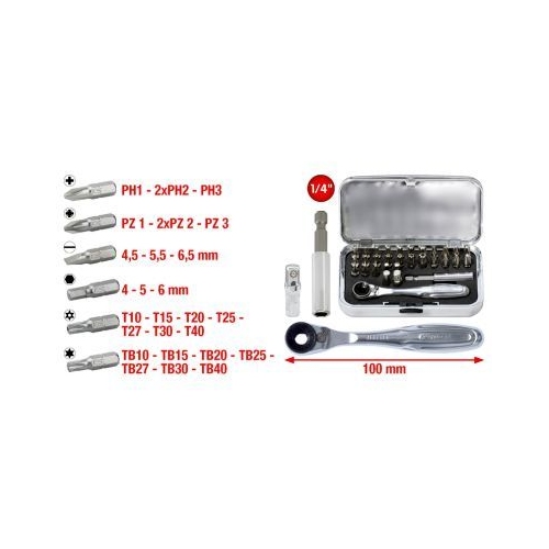 Schrauberbit-Satz KS TOOLS 918.4600