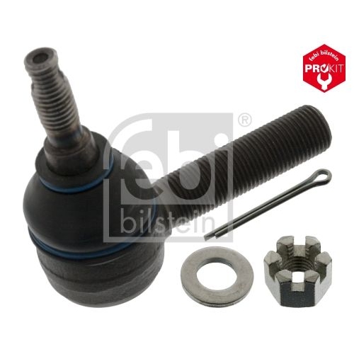 Febi Bilstein 14123 Spurstangenendst&uuml;ck mit Kronenmutter, Splint und Unterlegscheibe , 1 St&uuml;ck