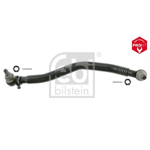 Febi Bilstein 21712 Lenkstange mit Kronenmuttern und Splinten, vom Lenkgetriebe zur 1. Vorderachse , 1 St&uuml;ck