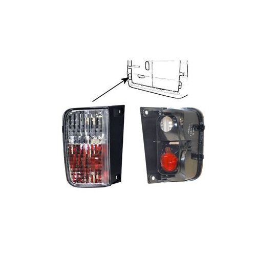 Heckleuchte VAN WEZEL 4395929 f&uuml;r OPEL RENAULT, Sto&szlig;f&auml;nger, links