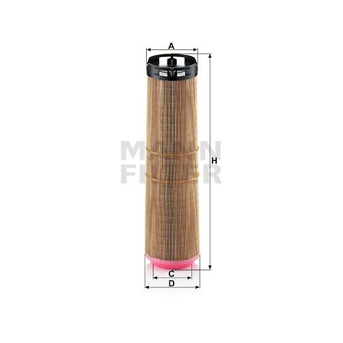 Luftfilter MANN-FILTER C 12 178/2 f&uuml;r MERCEDES-BENZ