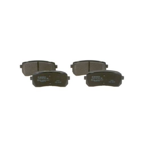 Bremsbelagsatz, Scheibenbremse BOSCH 0 986 494 828 f&uuml;r HYUNDAI KIA, Hinterachse