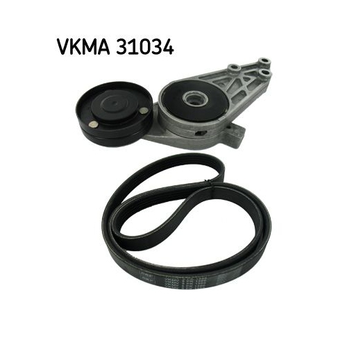 Keilrippenriemensatz SKF VKMA 31034 f&uuml;r AUDI MERCEDES-BENZ SEAT SKODA VW