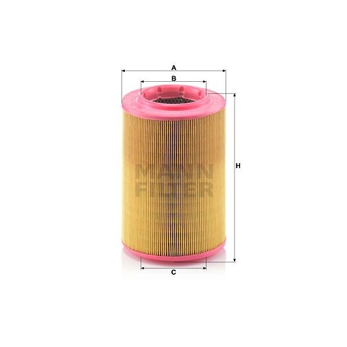 Luftfilter MANN-FILTER C 17 201/3 f&uuml;r VAG
