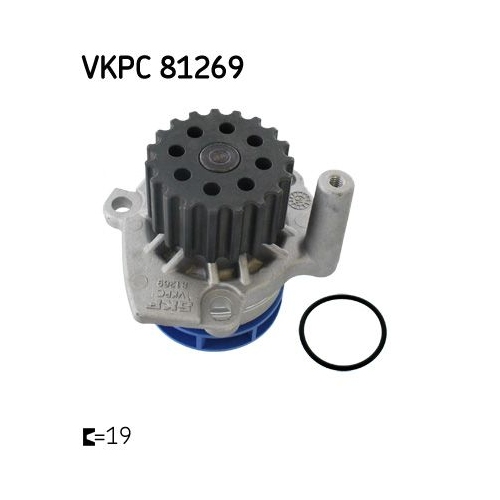 Wasserpumpe SKF VKPC 81269 f&uuml;r AUDI SEAT SKODA VW