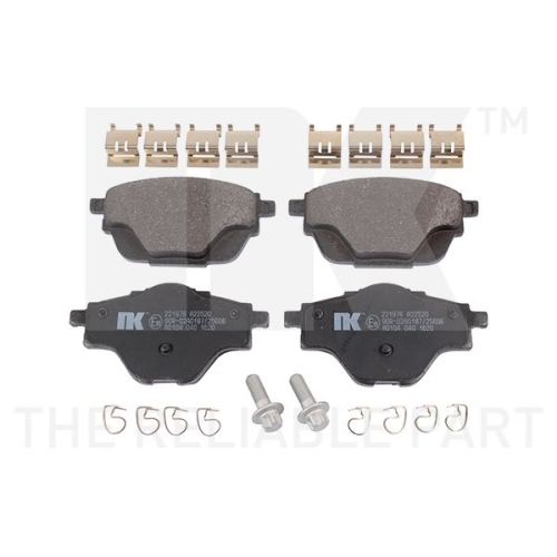 Bremsbelagsatz, Scheibenbremse NK 221976 f&uuml;r CITRO&Euml;N OPEL PEUGEOT VAUXHALL