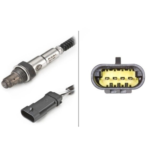 Lambdasonde HELLA 6PA 358 066-111 f&uuml;r RENAULT, vorne