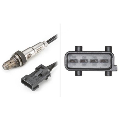 Lambdasonde HELLA 6PA 358 066-131 f&uuml;r CITRO&Euml;N PEUGEOT, vorne