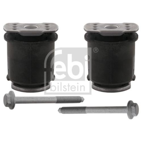 Febi Bilstein 32633 Achsk&ouml;rperlagersatz f&uuml;r Hinterachstr&auml;ger, mit Schrauben , 1 St&uuml;ck