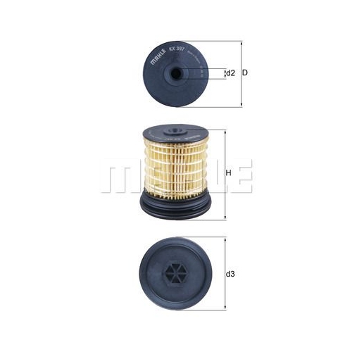Kraftstofffilter KNECHT KX 397 f&uuml;r CHRYSLER FIAT GMC LANCIA OPEL VAUXHALL JEEP