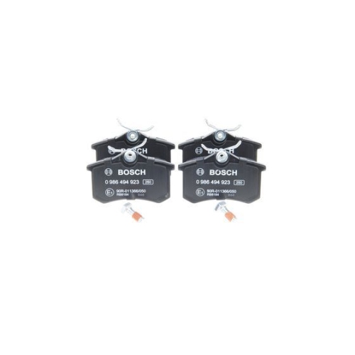 Bremsbelagsatz, Scheibenbremse BOSCH 0 986 494 923 f&uuml;r AUDI CITRO&Euml;N FIAT FORD MG
