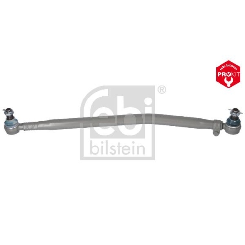 Febi Bilstein 06082 Lenkstange mit Kronenmuttern und Splinten, vom Lenkgetriebe zur 1. Vorderachse , 1 St&uuml;ck