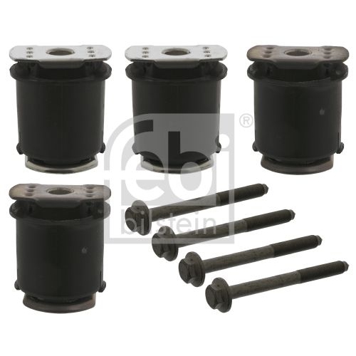 Febi Bilstein 32638 Achsk&ouml;rperlagersatz f&uuml;r Hinterachstr&auml;ger, mit Schrauben , 1 St&uuml;ck