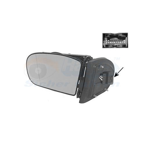 Au&szlig;enspiegel VAN WEZEL 3032853 * HAGUS * f&uuml;r MERCEDES-BENZ, links