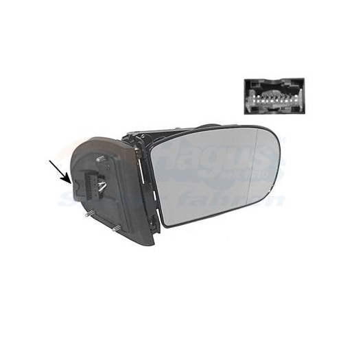 Au&szlig;enspiegel VAN WEZEL 3032854 * HAGUS * f&uuml;r MERCEDES-BENZ, rechts