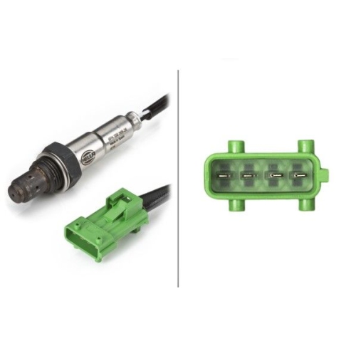 Lambdasonde HELLA 6PA 358 066-261 f&uuml;r CITRO&Euml;N CITRO&Euml;N/PEUGEOT, vorne