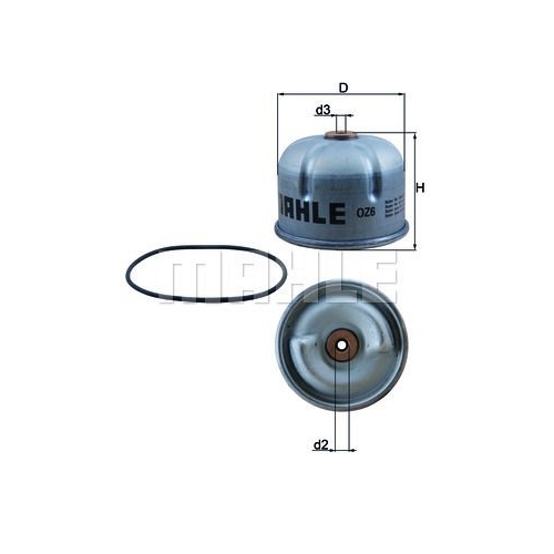 &Ouml;lfilter KNECHT OZ 6D f&uuml;r FORD LAND ROVER