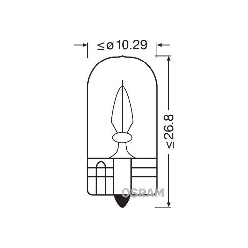 Gl&uuml;hlampe, Innenraumleuchte OSRAM 2841 ORIGINAL