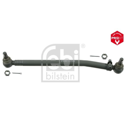 Febi Bilstein 21728 Lenkstange mit Kronenmuttern und Splinten , 1 St&uuml;ck