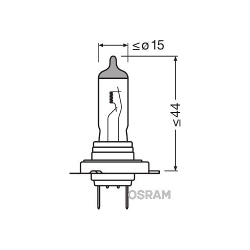 Gl&uuml;hlampe, Abbiegescheinwerfer OSRAM 64210ULT-HCB ULTRA LIFE