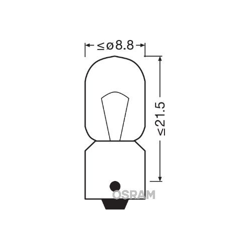 Gl&uuml;hlampe, Blinkleuchte OSRAM 3893 ORIGINAL f&uuml;r, hinten, seitlicherEinbau