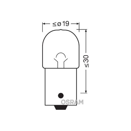 Gl&uuml;hlampe, Blinkleuchte OSRAM 5008 ORIGINAL f&uuml;r, hinten, vorne, vorne und hinten
