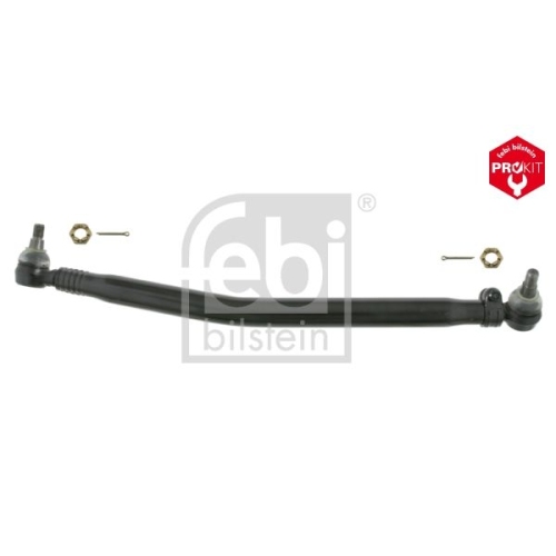 Febi Bilstein 23983 Lenkstange mit Kronenmuttern und Splinten, vom Lenkgetriebe zur 1. Vorderachse , 1 St&uuml;ck