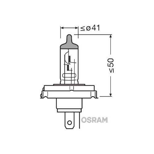 Gl&uuml;hlampe, Fernscheinwerfer OSRAM 64183 ORIGINAL