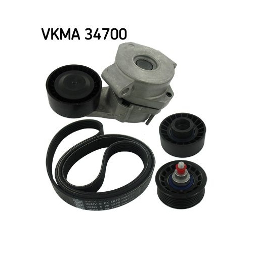 Keilrippenriemensatz SKF VKMA 34700 f&uuml;r ALFA ROMEO CITRO&Euml;N FIAT FORD JAGUAR