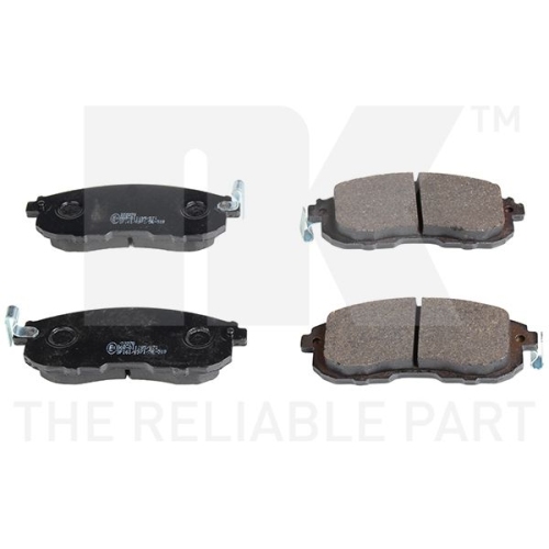 Bremsbelagsatz, Scheibenbremse NK 222270 f&uuml;r NISSAN, Vorderachse