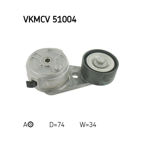 Spannrolle, Keilrippenriemen SKF VKMCV 51004 f&uuml;r MERCEDES-BENZ
