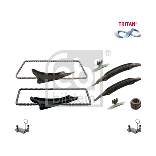Febi Bilstein 1x 175356 Steuerkettensatz f&uuml;r Nockenwelle, TRITAN-beschichtet