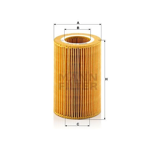 Luftfilter MANN-FILTER C 1036/1 f&uuml;r SMART