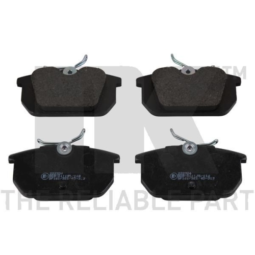 Bremsbelagsatz, Scheibenbremse NK 222324 f&uuml;r ALFA ROMEO FIAT LANCIA, Hinterachse