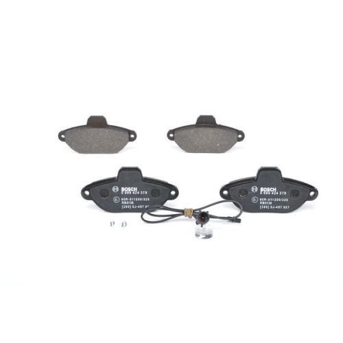 Bremsbelagsatz, Scheibenbremse BOSCH 0 986 424 379 f&uuml;r ALFA ROMEO FIAT FORD LANZ