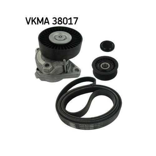 Keilrippenriemensatz SKF VKMA 38017 f&uuml;r AUDI CHRYSLER FIAT LANCIA MERCEDES-BENZ