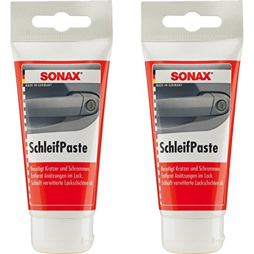 Sonax 4061659062869 Schleifpaste Silikonfrei Schleifpolitur 2x75ml