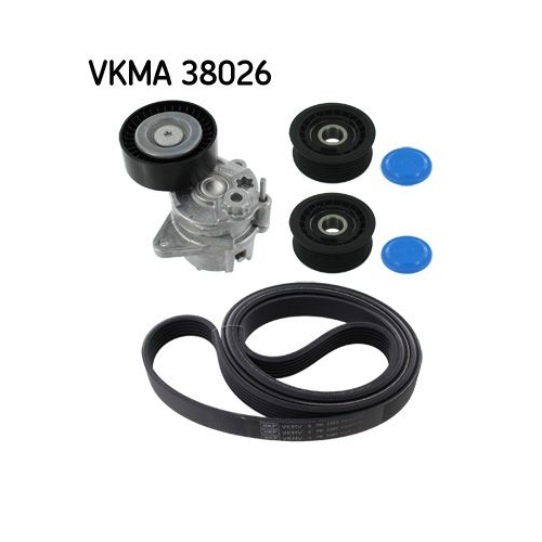 Keilrippenriemensatz SKF VKMA 38026 f&uuml;r AUDI CHRYSLER FIAT LANCIA MERCEDES-BENZ