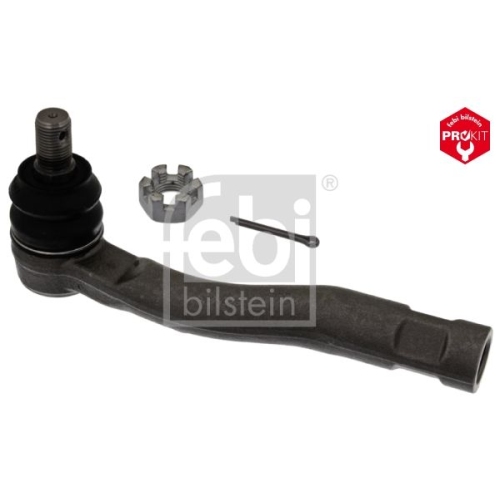 Febi Bilstein 43148 Spurstangenendst&uuml;ck mit Kronenmutter und Splint , 1 St&uuml;ck