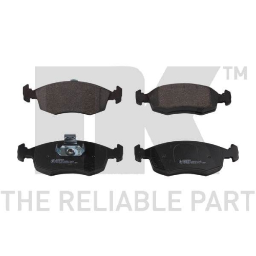 Bremsbelagsatz, Scheibenbremse NK 222362 f&uuml;r FIAT, Vorderachse