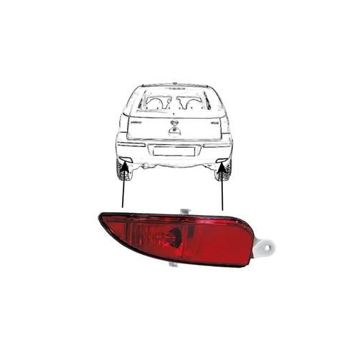 Nebelschlussleuchte VAN WEZEL 3779937 f&uuml;r OPEL, links