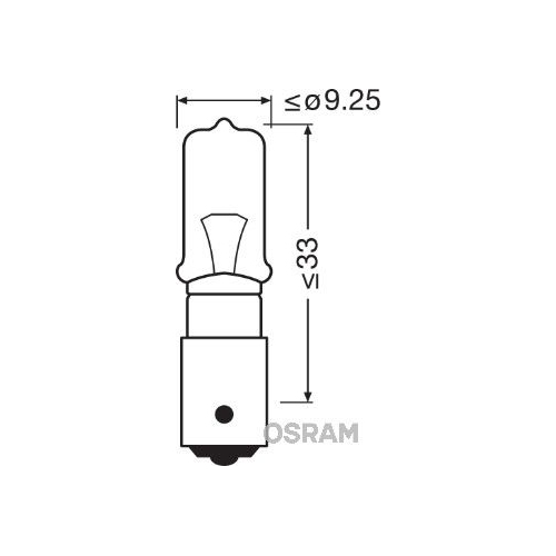 Gl&uuml;hlampe, Blinkleuchte OSRAM 64138 ORIGINAL f&uuml;r, seitlicherEinbau, vorne
