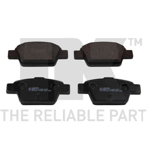 Bremsbelagsatz, Scheibenbremse NK 222366 f&uuml;r ALFA ROMEO CHRYSLER FIAT LANCIA