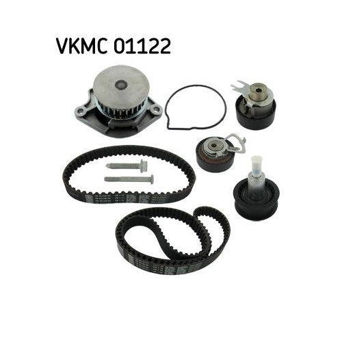 Wasserpumpe + Zahnriemensatz SKF VKMC 01122 f&uuml;r AUDI SEAT SKODA VW